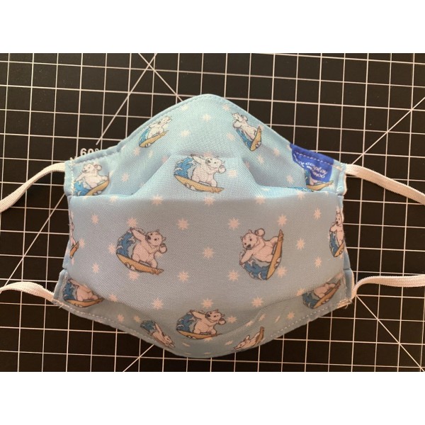 Face Mask (Polar Bear) (Washable and Reusable) (Brand New)