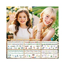Cute Waterproof Temporary Tattoos for Kids & Adults Small Fresh Style Armband Stickers, Sweatproof & Scar Cover Body Art for Parties or Daily Use