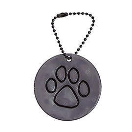 Glimmis Grimmis Dog Ground Black BK Scandinavian Reflector Reflective Key Chain Retroreflective Material 1pc (x1)