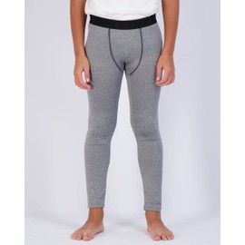 Real Essentials 3 Pack: Youth Boys Compression Pants Leggings Tights Baselayer Cold Gear Sports Football Basketball, Set 4, Multicolored Pack, X-Small