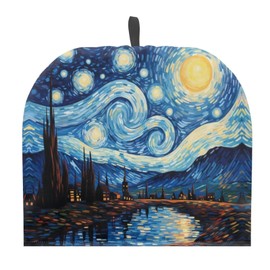 Generic Hudotybom Starry Night Tea Cozy for Teapot Insulated Large Teapot Cover to Keep Warm Tea Kettle Cover Machine Washable Coffee Pot Cloth Covers Kitchen Home Decorations, CZA49