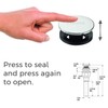 Pfister 972053A Push and Seal Pop-up Drain Assembly for Bathroom