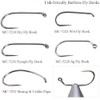 Maxcatch 100pcs Barbless Fly Fishing Hooks for Fly Tying Dry