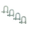 BRUFER GR-04 Galvanized Screw Pin Chain Anchor "D" Shackle (5/16"