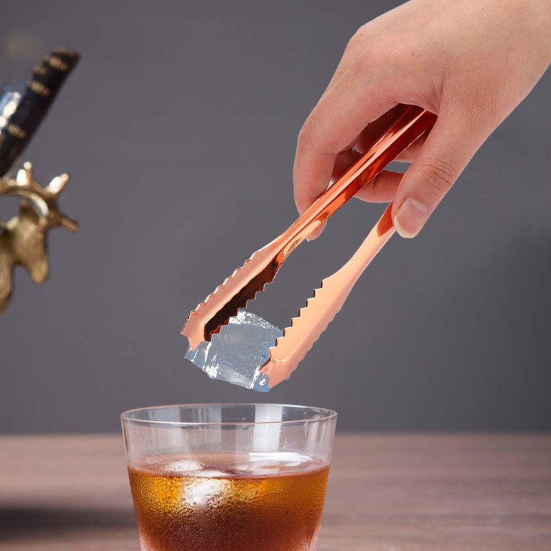 Stainless Steel Food Tong with Serrated Tip Small Serving Utensils
