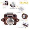 SUPAWAY Set of 2 Push Button Locks, Cabinet Lock Catch,