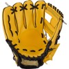 福岡ソフトバンクホークス×GP(ジーピー) 野球 幼児用 グローブ マジックキャッチ 8インチ やわらかいボール付属 イエロー 左投げ 37041