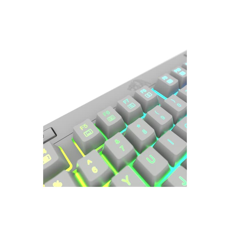 Redragon Teclado de Membrana Gamer K512RGB Shiva White