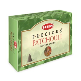 HEM Precious Patchouli Incense - One Box of 10 Cones - NEW Free Shipping!