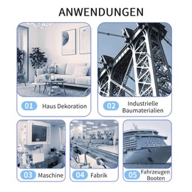 M8 to M12 Thread Adapter Pack of 10 Reducer Piece Nut Stainless Steel Repair Sleeve M8 Female and M12 Male Thread Conversion Reducer Nut