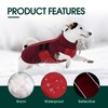 Kuoser Dog Jacket, Dog Coats for Large Dogs Winter Waterproof,