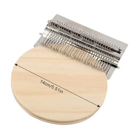 Kettion 28 Hooks Small Weaving Loom, Wooden Speedweve Darning Loom Type Weave Tool, Beginners Loom Knitting Machine, Household Fun Mending Loom, Craft DIY Weaving Arts for Repair Jeans, Clothes Holes