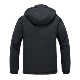 Skieer Men's Waterproof Ski Jacket Windbreaker Snowboard Coat Climbing Raincoat Grey XL