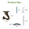 Aidoclip Ceiling Swag Hook Sets - Heavy Duty Hooks with