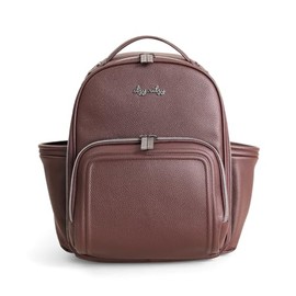 Itzy Ritzy Mini Diaper Bag Backpack - 10 Pockets w/Changing Pad (Espresso)