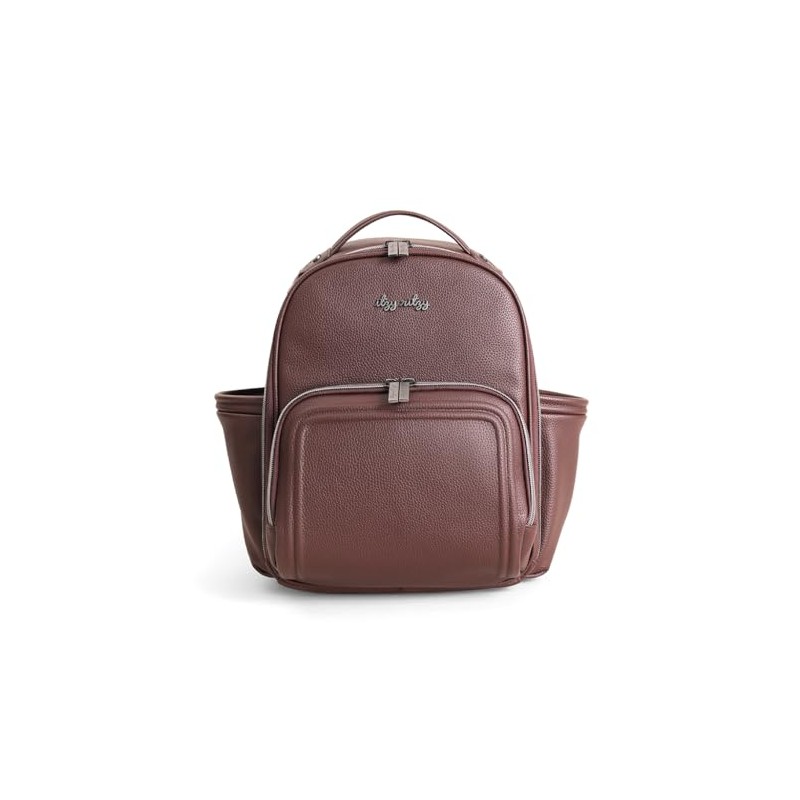 Itzy Ritzy Mini Diaper Bag Backpack - 10 Pockets w/Changing