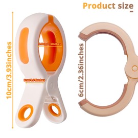 Sanyeyufeng Beach Towel Clips for Beach Chair 10 Packs Towel Clips for Chairs Cruise Pool, Large Strong Clothes Clips Keep Towel from Blowing Away, Beach Cruise Essentials Must Haves (White+Apricot)