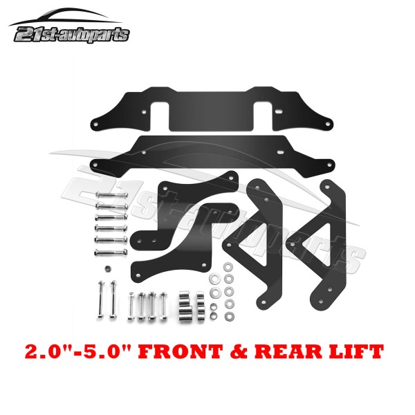 21ST 2-5" Adjustable Full Rise Suspension Lift Kit Black For