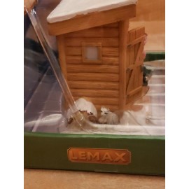 Lemax Christmas Village Town It's Cold Out There 03512 Sauna