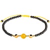 Wizock Evil Eye Black Agate Anklet Protection Good Luck Amulet