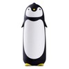 AioTio Edelstahl-Thermobecher in niedlichem Pinguin-Design 280 ml (Schwarz)