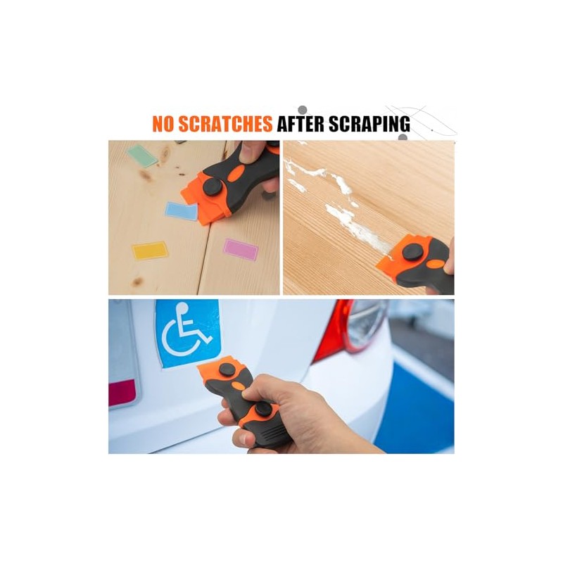 7 Pack Razor Blade Scraper Tool, Razor Scraper, Paint Scraper