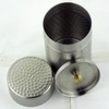 Nagao 18-8 Stainless Steel Tea Canister, Small, Diameter 6.5×Height 11cm,