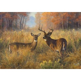 Buffalo Games - Abraham Hunter - Proud Pair - Jigsaw Puzzle for Adults - Challenging Puzzle Perfect for Game Nights - Finished Size is 21.25 x 15.00