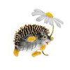 GFM® Hedgehog Brooch with Umbrella - (Black White)-(Brch-HH-UMB-KLSFD)