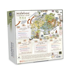 Sit Down Games Redwood | A Strategy Board Game for 1-4 Players Take Pictures of Wild Animals to Compose The Most Beautiful Panorama| Ages 8+