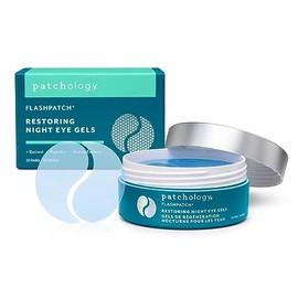 Patchology FlashPatch Restoring Night Eye Gels para ojeras, 30 unidades