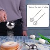 2 Pcs Flour Sifter, 304 Stainless Steel Tea Strainer Ball