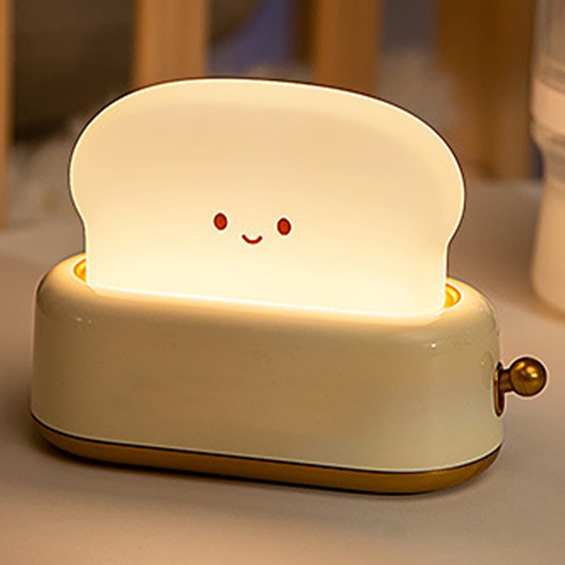 Bread Maker Night Light USB Rechargeable Stepless Dimming LED Desk