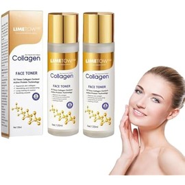 LIMETOW Collagen Face Toner - Restores Skin Smoothness, All Skin Types (2 Bottle)