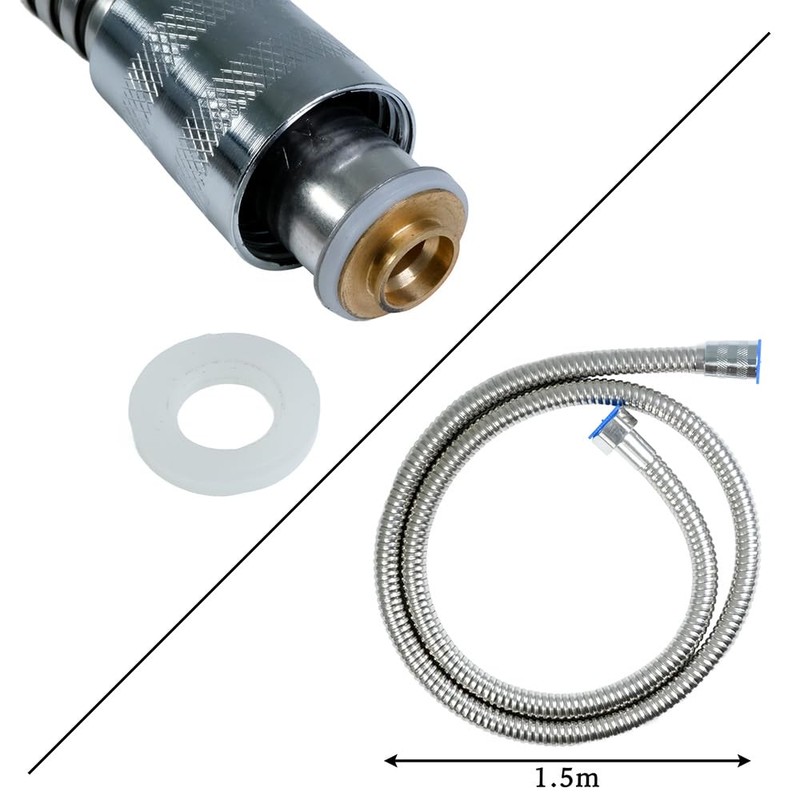Selyse Chrome Bidet Hand Shower Set with ABS Shower Head