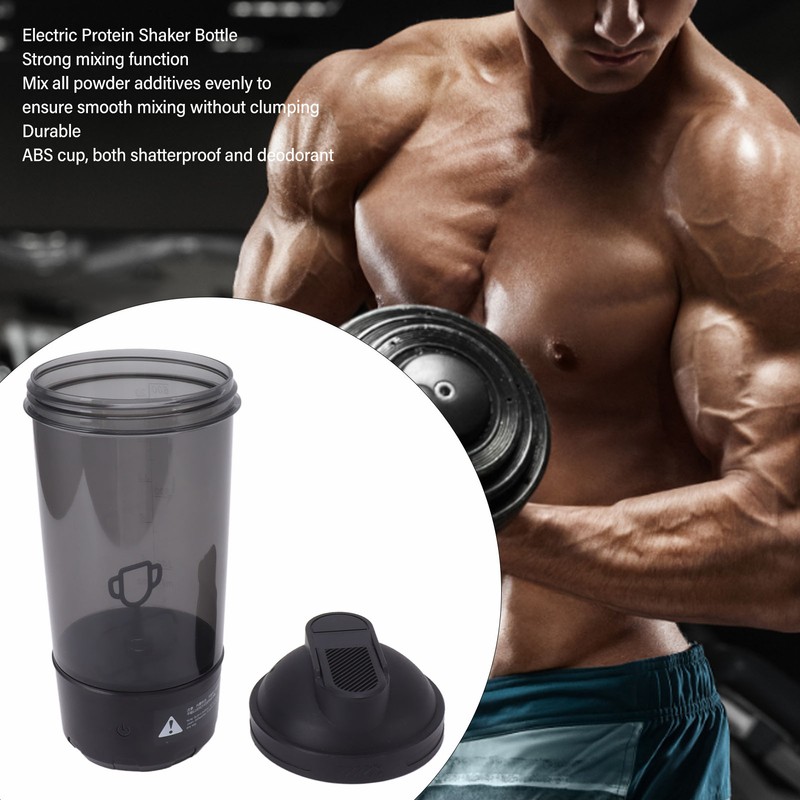 Electric Protein Shaker Bottle Portable Rechargeable Mixer Cup for Protein