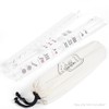 4-Pack Clear Scalloped All-in-One Acrylic Mahjong Racks with Magnetic Pushers