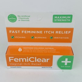 FemiClear Vaginal Itch Relief .5 oz All Organic And Natural No Chemicals