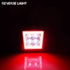 GTINTHEBOX Red Lens Led Rear Fog Brake Light Kit for