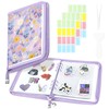 Ospelelf Sticker Organizer Binder Stickers Storage Book, Includes Transparent Pockets,