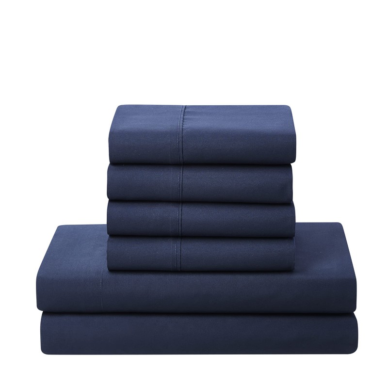 Sweet Home Collection 7 Piece Comforter Set Bag Solid Color