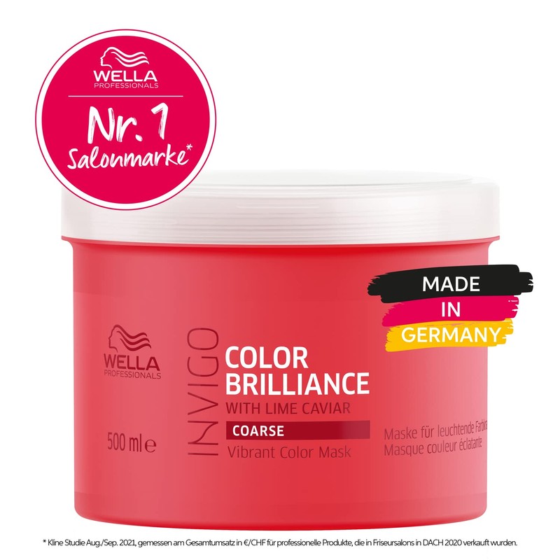 Wella Professionals Invigo Color Brilliance Vibrant Colour Mask Coarse, 500