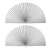 Arch Window Light Fully Blocking Pleated Shade Blinds for semi-Circle