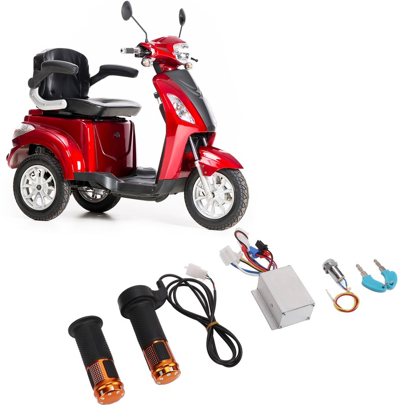 24V 250W Brushed Motor Speed Controller Throttle Grip Power Lock