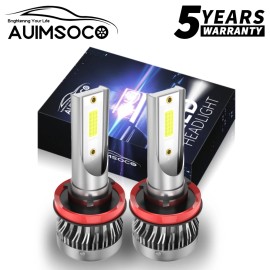 AUIMSOCO H11 LED Low Beam Headlights Bulb 36000LM Super Bright 6000K Cool White