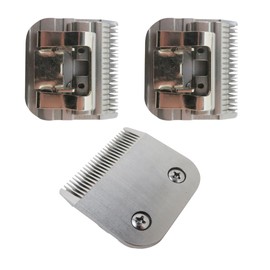 Premium 3 Pack 10# Clipper Blades Pet Grooming Clipper Replacement Blades Detachable Stainless Steel Blade Fit for Andis/Wahl/Oster Dog Clippers