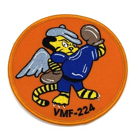 VMF-224 Bengals Patch – Hook and Loop, 3"
