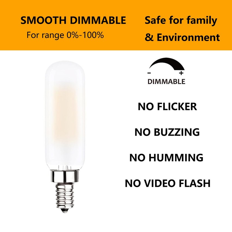 Sunaiony E12 LED Bulb Dimmable 40 Watt Equivalent E12 Candelabra