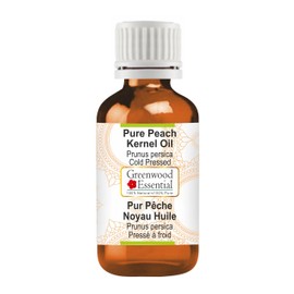 Greenwood Essential Prunus Persica Cold Pressed Pure Peach Kernel Oil 30ml (1oz)
