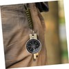 WHAMVOX 4pcs Portable Keychain Compass Compact Aluminum Alloy Navigation Pendant